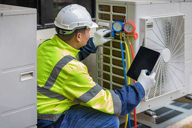 Professional Ac Installation technician working in Slovan, PA